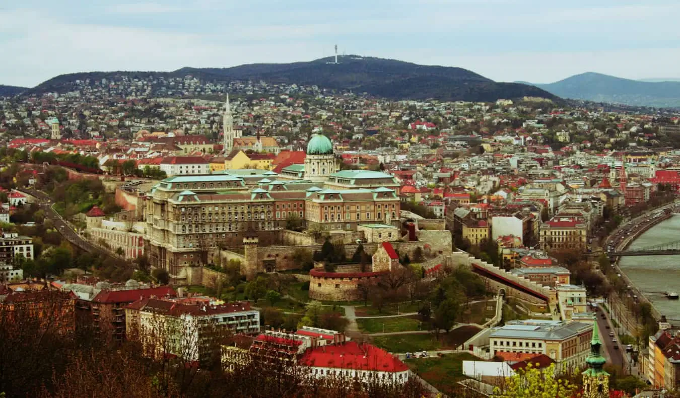L'emblématique château de Buda à Budapest, Hongrie