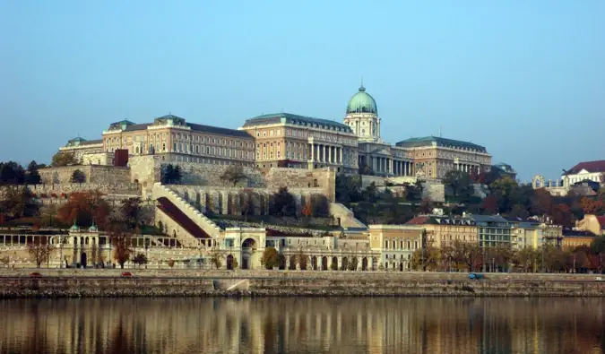 Château de Buda au bord du Danube à Budapest, Hongrie