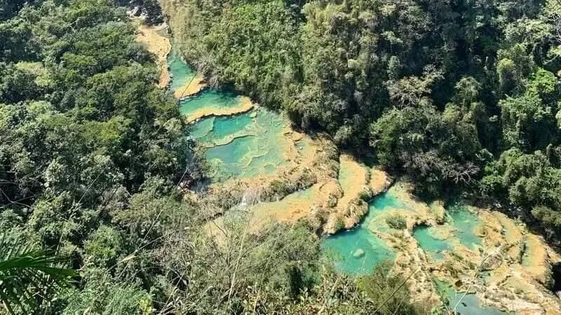 Ilog Cahabón sa Semuc Champey, Guatemala