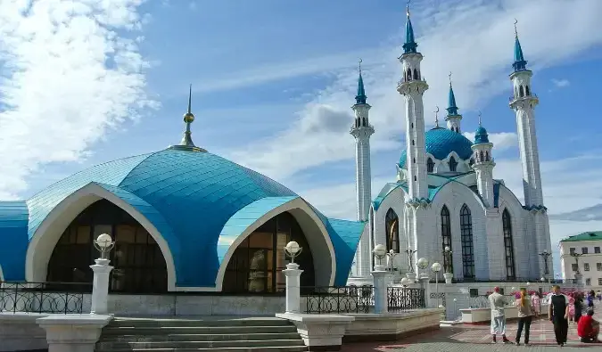 Један од традиционалних верских објеката у Казању, Русија на Транссибирској железници