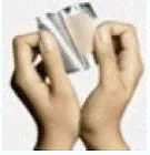 Peel open the foil pouch - Illustration