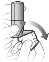 Open the white cap - Illustration 