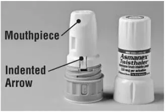 Replace the cap over the mouthpiece right away after use - Illustration