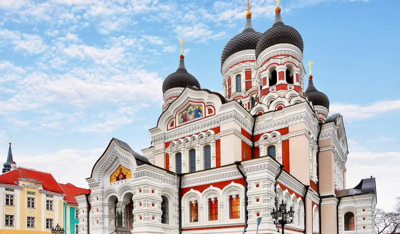La cathédrale historique Alexandre Nevski de Tallinn, Estonie