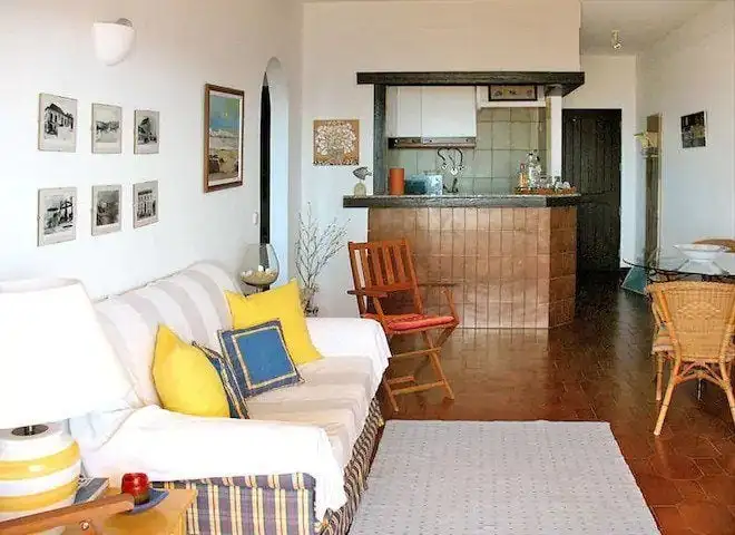 Incrível apartamento com vista para o mar