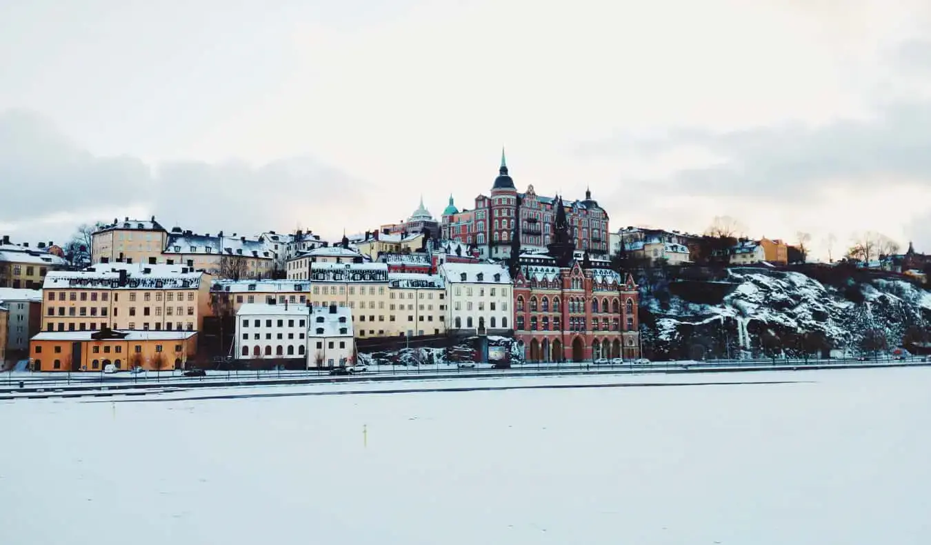 Stockholm'ün pitoresk tarihi mimarisi