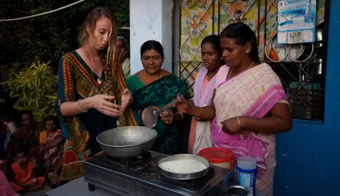 cocinar comida en la india