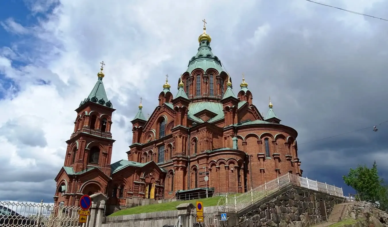 La cathédrale Uspenski à Helsinki, Finlande