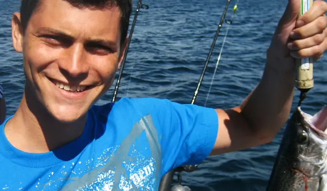 Pesca nómada de Matt en Taupo, Nueva Zelanda