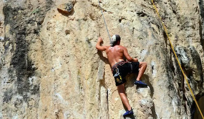 Steve Kamb, auteur de Level Up Your Life, l'escalade en voyage