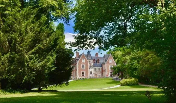 O famoso e histórico castelo Clos Luce, na França