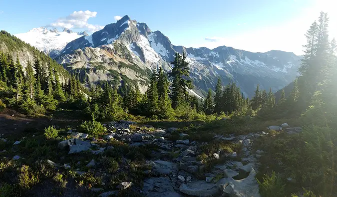 randonnée dans les montagnes