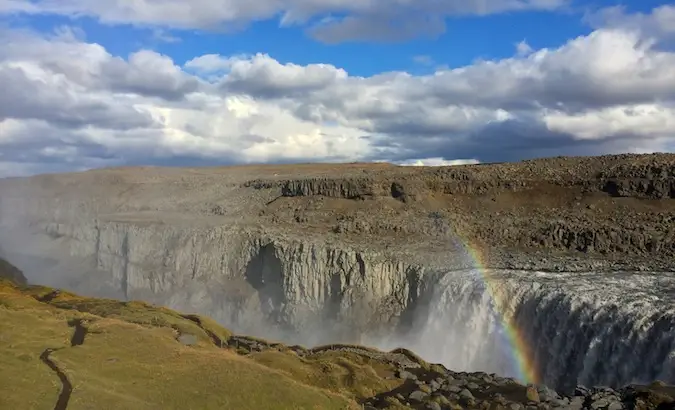 Dettifoss, galingiausias krioklys Europoje