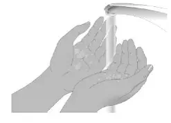 Wash and dry your hands thoroughly - Illustration