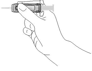 Administring the injection - Illustration