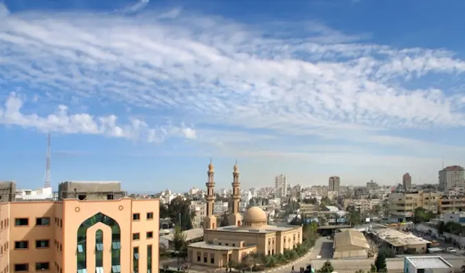 La région de Gaza en difficulté en Palestine