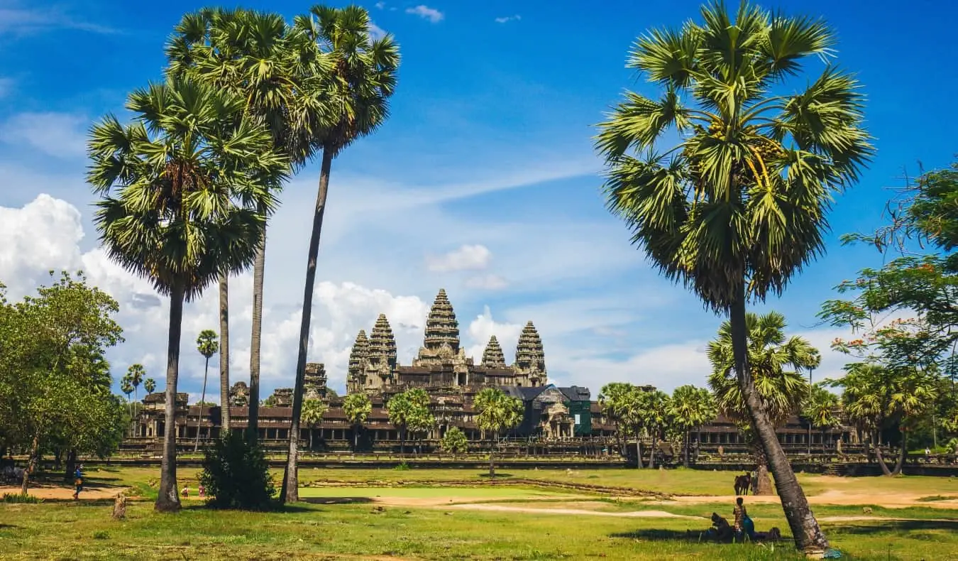 Os templos em ruínas da cidade maia de Tikal, nas selvas da Guatemala