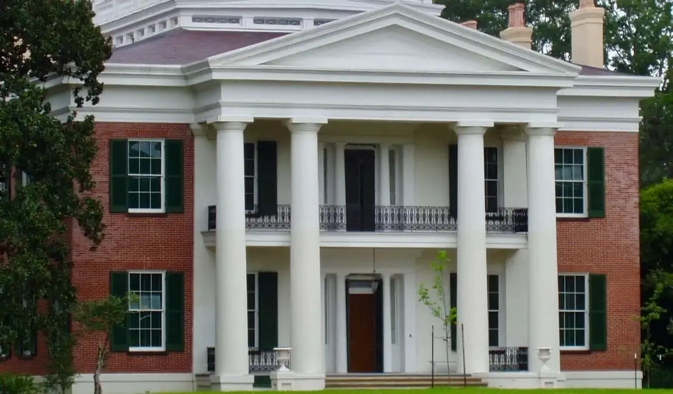 Le manoir historique Melrose dans la belle ville de Natchez, Mississippi