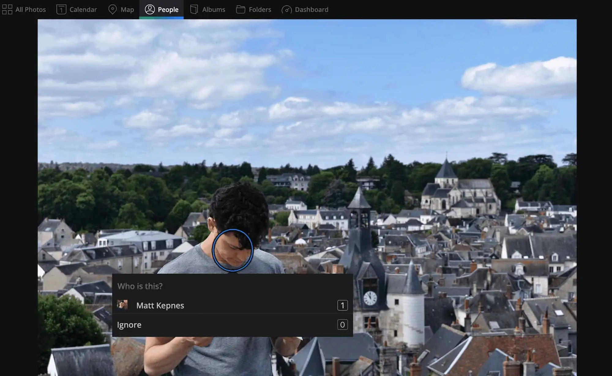 Das Mylio-App-Dashboard auf dem Desktop