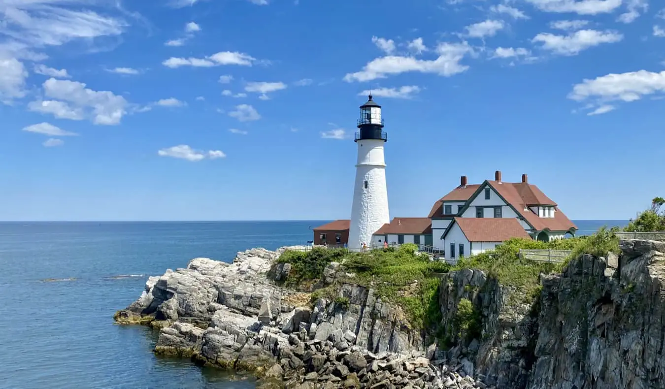 Un phare emblématique à Portland, Maine, États-Unis