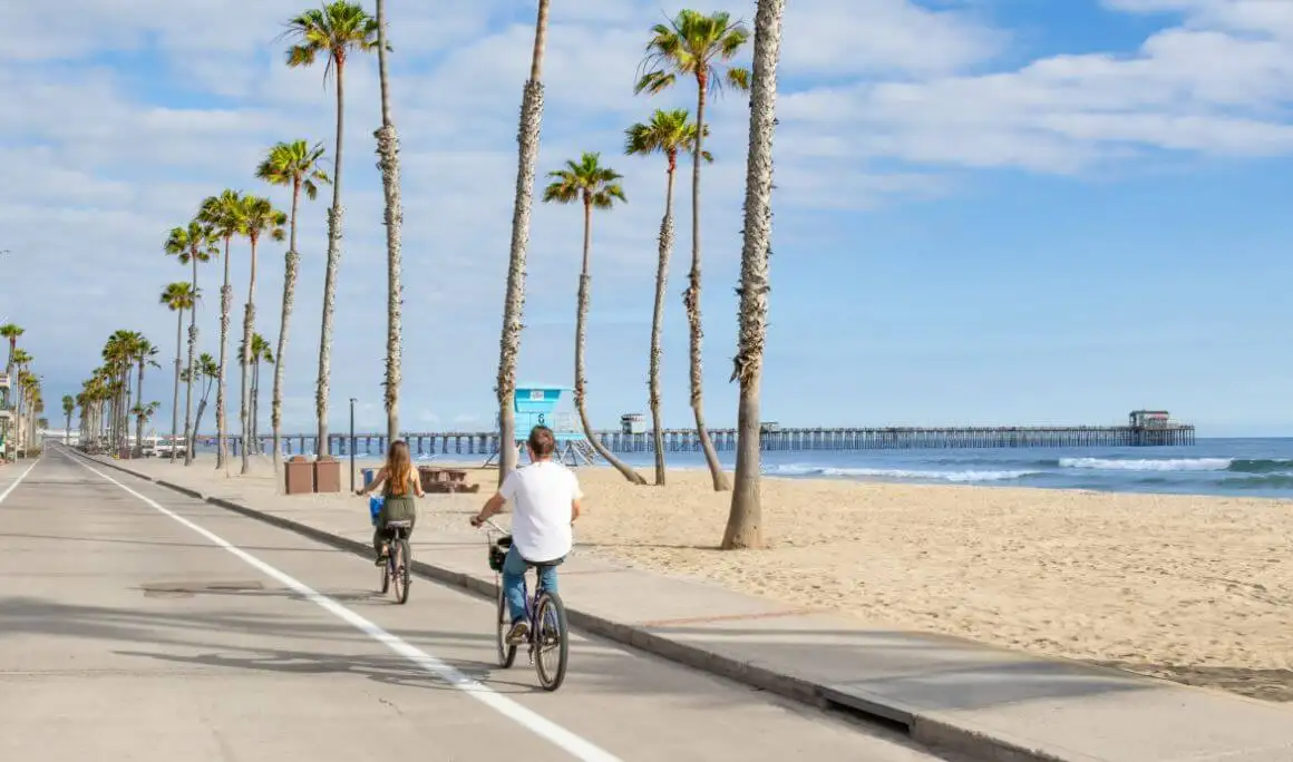Sepeda San Diego di Pantai