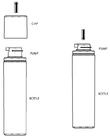 ANTUROL pump & bottle- Illustration
