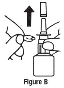 Remove the violet safety clip - Illustration