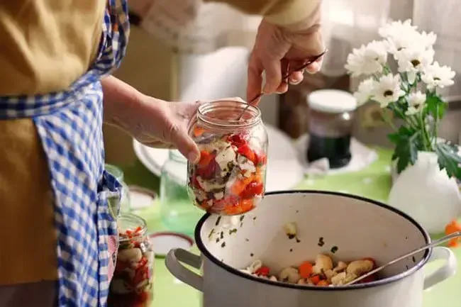 Pickling is a method for preserving foods by packing them in vinegar water salt and sometimes sugar.