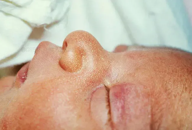 Photo de bosses blanches (Milia)