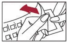 Peel open the package - Illustration