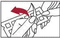 Remove the protective plastic covering - Illustration