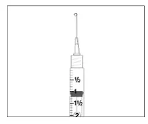 A small drop of liquid is seen at the tip - Illustration