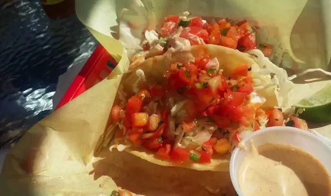 tacos de peix de Tony
