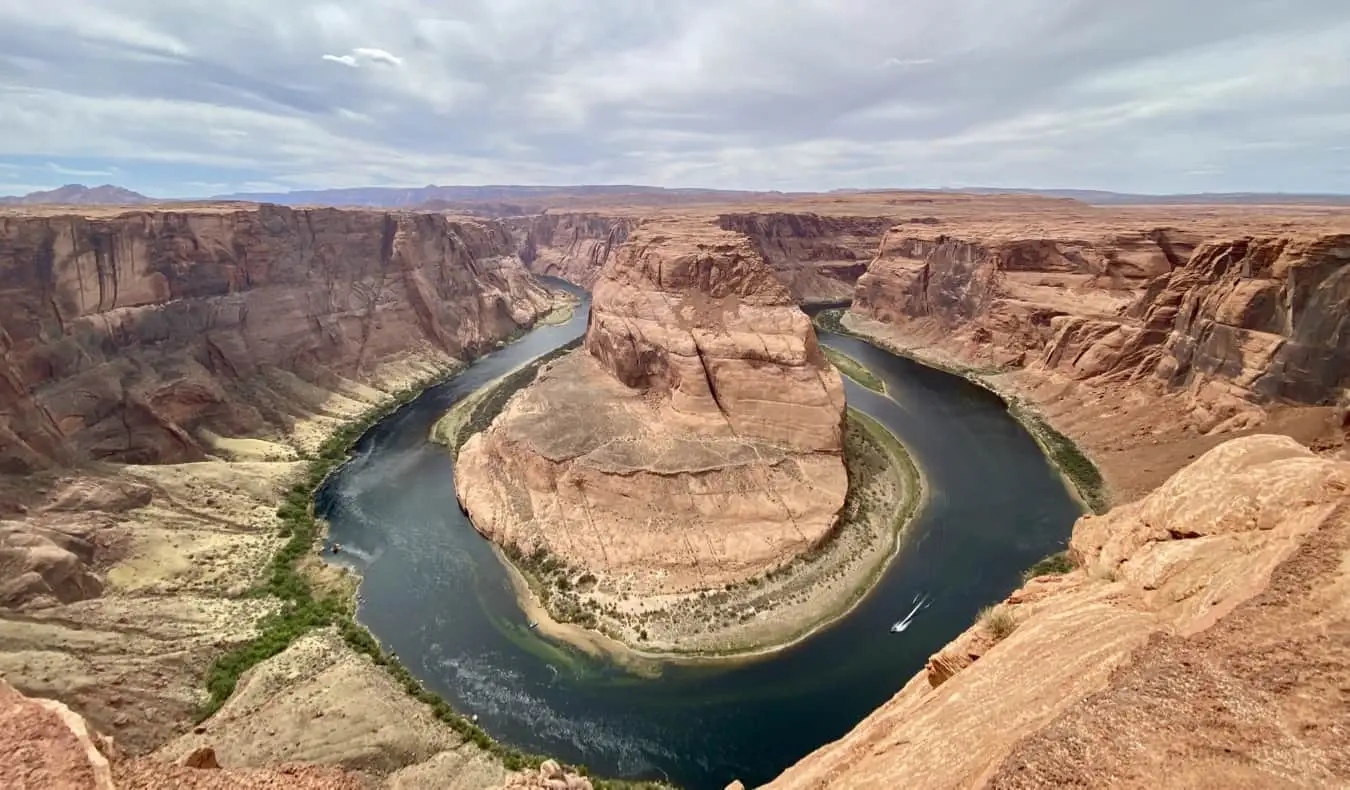 La célèbre vue de Horseshoe Bend en Arizona, États-Unis